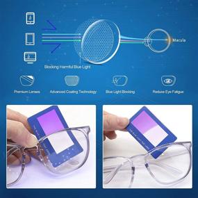 img 2 attached to 👓 Glasses with Anti-Fog, Anti-Scratch, and Anti-Blue Transparent Features