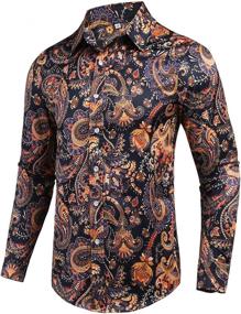 img 3 attached to Pacinoble Sleeve Fashion Luxury Men's Clothing and Shirts - XXL Sizes