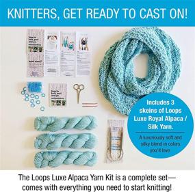 img 3 attached to 🧶 Complete Knitting Starter Kit for Beginners with Video Tutorials and Luxe Chunky Alpaca Yarn - Includes 3 Patterns to Create Your First Project