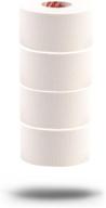 🔵 mueller mtape 4-pack - white athletic trainers tape - 1.5"x10 yds - 430607 - buy now! логотип