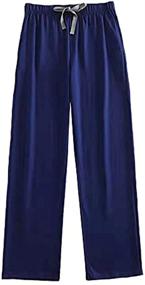 img 3 attached to HiddenValor Cotton Pajama Bottom Pockets Boys' Clothing for Sleepwear & Robes