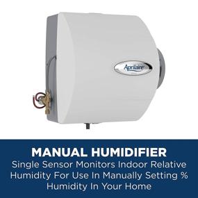 img 2 attached to 🏡 Aprilaire 400M Whole Home Humidifier, Manual Water-Saving Furnace Humidifier, High-Capacity Whole House Humidifier for Homes up to 4,000 Sq. Ft., in White