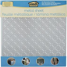 img 1 attached to 🔶 M-D Hobby & Craft 573-50 12x12 Silver Metal Sheet for Mosaic Crafts