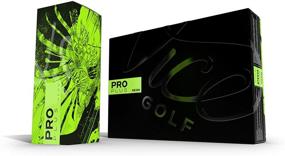 img 3 attached to Vice Golf PRO Plus 2020 - 12 Golf Balls: 4-Piece Cast Urethane for Maximum Distance and Reduced Driver Spin in NEON Lime/RED - Designed for Advanced Golfers