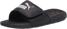 img 4 attached to 👟 PUMA Kids' Unisex Velcro Slide Sandals - Boys' Shoes