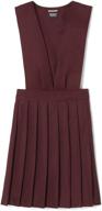 👗 girls' clothing: french toast v neck pleated jumper dresses for improved seo logo