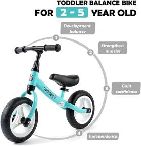 img 2 attached to 🚲 Wdmiya Toddler Balance Bike: Adjustable Seat, Lightweight & Sturdy, No Pedal Bicycle for 2-5 Year Olds - Perfect Gift for Boys and Girls for Birthdays, Christmas, Halloween (Blue)