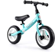 🚲 wdmiya toddler balance bike: adjustable seat, lightweight & sturdy, no pedal bicycle for 2-5 year olds - perfect gift for boys and girls for birthdays, christmas, halloween (blue) logo