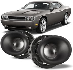 img 4 attached to 🚘 High Performance OEM Series Fog Lights + Switch + Wiring Kit for [2015-2020 Dodge Challenger] by Winjet