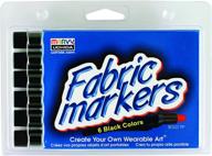 🖌️ uchida 520-6f marvy bold tip black fabric marker set - optimal for seo logo