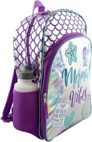 img 1 attached to Iridescent Purple Mermaid School Backpack: Stunning and Functional Design