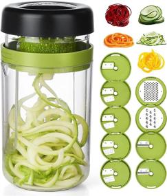 img 4 attached to Vegetable Spiralizer Handheld Container Spaghetti