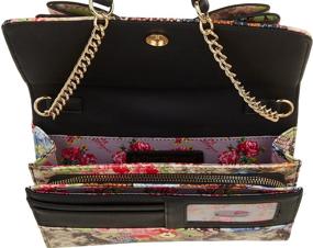 img 1 attached to Betsey Johnson Floral Printed Crossbody Women's Handbags & Wallets and Crossbody Bags