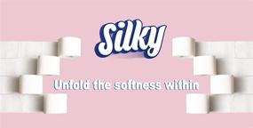 img 3 attached to 🧻 Silky Bathroom Tissue - 48 Double Rolls, 255 Sheets, 2 Ply Soft Toilet Paper - Bulk Value Size (6 Pack of 8)