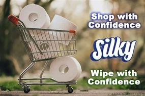 img 1 attached to 🧻 Silky Bathroom Tissue - 48 Double Rolls, 255 Sheets, 2 Ply Soft Toilet Paper - Bulk Value Size (6 Pack of 8)