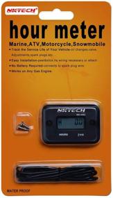img 4 attached to 🕐 NKTECH NK-HS2 Inductive Hour Meter: Accurate Waterproof Tracker for Gas Engine Lawn Mover, Marine ATV, Motorcycle, Boat, Snowmobile, Dirt Bike, Outboard Motor, and Generator - Black