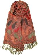 achillea paisley pashmina women's double layered accessories and scarves & wraps logo