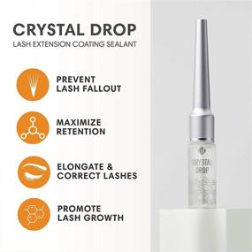 img 2 attached to Crystal Drop Clear Eyelash Coating Sealant: Enhance Retention & Promote Growth - 7ml
