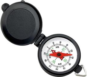 img 1 attached to 🧭 Coleman Company Pocket Compass in Black and White, with Durable Plastic Case