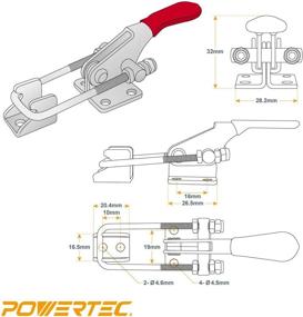 img 3 attached to 💪 POWERTEC 20310 Latch Action Toggle Capacity: The Ultimate Solution for Secure and Efficient Fastening