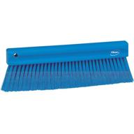 🔵 blue bench brush 11" - vikan 45823, polypropylene and polyester bristle logo