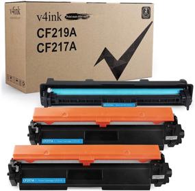 img 4 attached to 🖨️ V4INK 3PK Compatible Replacement for HP 17A 19A CF217A Toner Cartridge CF219A Drum Black Ink Set - HP Pro MFP M130fw M130nw M130fn M130a M102w M102a Printer - 1x Drum + 2X Toners