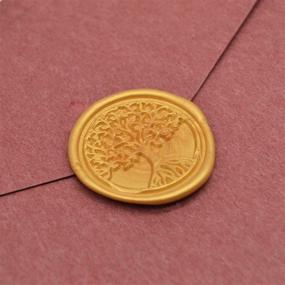 img 2 attached to 📨 Amber Gold Envelope Glue Gun Sealing Wax Sticks - Pack of 16 for Convenient Application