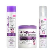 mirta perales collagen shampoo conditioner logo