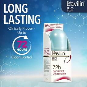 img 1 attached to 🌿 LAVILIN Aluminum-Free Roll On Deodorant for Women and Men - Up to 72 Hour Long-Lasting Protection and Odor Control – Alcohol, Paraben and Cruelty-Free Sensitive Skin Deodorant (2 oz)