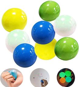 img 4 attached to Sticky Ceiling Luminescent Squishy Anxiety Sports & Fitness