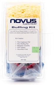 img 1 attached to Revitalize Your Plastic Surfaces with NOVUS 7232 Plastic Polish Buffing Kit