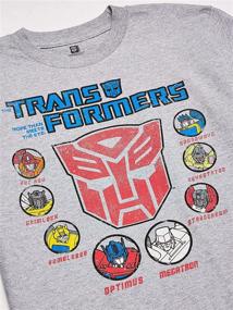 img 3 attached to Transformers Short Sleeved T Shirt Tearaway Heather