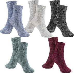 img 4 attached to Womens Socks Winter Women Thermal Sports & Fitness