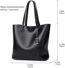 img 3 attached to AILLOSA Purses Handbags Satchel Shoulder Women's Handbags & Wallets for Satchels