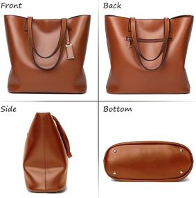 img 2 attached to AILLOSA Purses Handbags Satchel Shoulder Women's Handbags & Wallets for Satchels