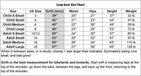 img 1 attached to Доступный ассортимент брендовых товаров, производство в США: гимнастические купальники Leap Gear для девочек - оптимизируйте свой поиск!