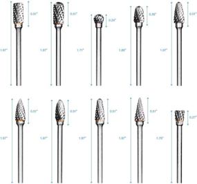 img 3 attached to ⚙️ Tungsten Carbide Engraving Polishing Drilling Tools