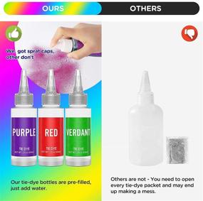 img 2 attached to 🎨 Tie Dye Kits for Kids - Wayin 24 Colors DIY Fabric Tie Dye Set - Non-Toxic Textile Paint for T-Shirts - Tie Dye Art Party Set - Perfect DIY Gifts for Craft and Textile Parties - Handmade Projec