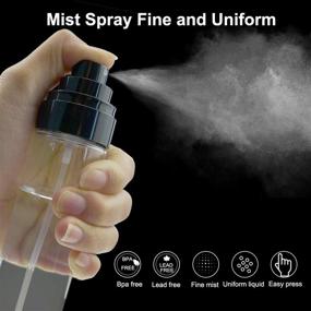 img 3 attached to 🌬️ Convenient Portable Refillable Spraying Bottles Misting on the Go!