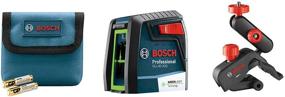 img 1 attached to 🔍 Bosch GLL40 20G Зеленый Лазерный Нивелир с Крестовой Линией: Сочетание точности и эффективности.