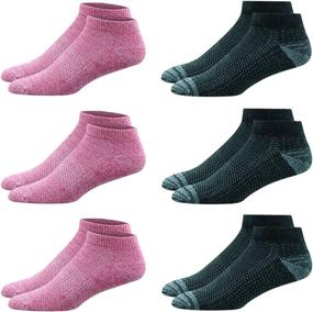 img 4 attached to 🧦 Columbia Women's Mid & Low Cut Socks - Size 4-10: Get 2 Pairs for the Perfect Fit!