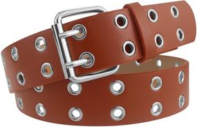 img 4 attached to 👜 Udekit Leather Double Grommet Women's Accessories and Belts for Women