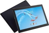 📱 lenovo tab 4 10 plus 10.1" fhd+ 4g-lte at&t unlocked android tablet with kids mode, 2gb ram, 32gb emmc - full hd touchscreen, wifi, bluetooth, dolby atmos audio - black logo