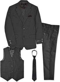 img 4 attached to 👔 Charcoal Boys' Formal Dresswear Suit - Boys' Clothing Suits & Sport Coats