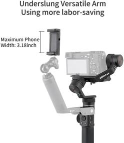 img 2 attached to 📷 FeiyuTech G6 Max [Official] 3-Axis Handheld Gimbal Stabilizer for Mirrorless Cameras, Pocket, Action Cameras, and Smartphones - Compatible with Canon 200D, Canon M50, Sony ZV1, Panasonic GH4, GoPro Hero 8, GoPro Hero 7, GoPro Hero 6, iPhone 12, iPhone 11 ProMax