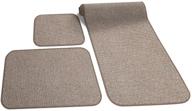 🏕️ prest-o-fit 5-0258 decorian 3 piece rv rug set: sandstone beige - superior comfort and style for your rv interior logo