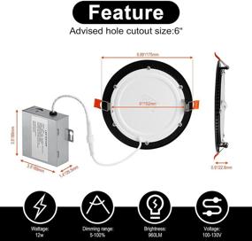 img 3 attached to Leelike Dimmable Downlight 2700K 5500K Adjustable Industrial Electrical