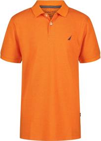 img 1 attached to Nautica Short Sleeve Orange Medium