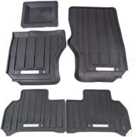 🏞️ authentic land rover vplws0190 range rover sport front and rear rubber floor mat set logo