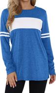 👚 jomedesign womens long sleeve casual tunic tops for leggings - loose fit crewneck shirts for a chic & comfortable look logo